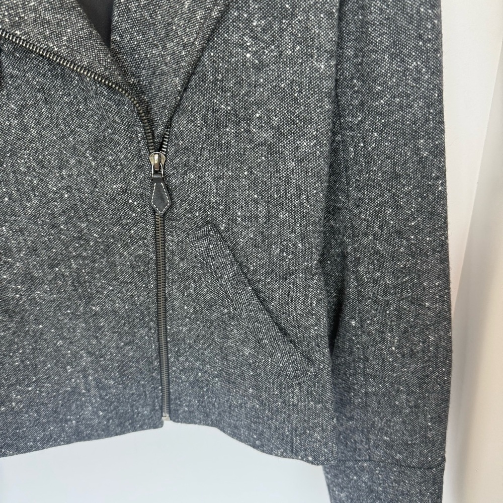 Lauren Ralph Lauren 2P Black & White Tweed Business Casual Moto Jacket — EUC - Picture 14 of 14